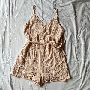 American Eagle pink romper, women size XS